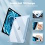 Fintie Hybrid Slim Case for iPad Air 4th Generation 2020 - [Built-in Pencil Holder] Shockproof Cover with Clear Transparent Back Shell, Auto Wake/Sleep for iPad Air 4 10.9 Inch, Sky Blue - Image 6