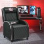 Massage Gaming Recliner Chair with Headrest and Adjustable Backrest for Home Theater - Image 1
