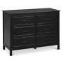 DaVinci Charlie 6-Drawer Double Dresser in Ebony - Image 1