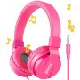 ONTA Kids Headphones for Boys Girls, Foldable Adjustable Stereo Wired over Ear Headphones for Kids, Toddler Earphones School Teen for School Computer Laptop Game(yellow) - Image 1