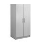 Prepac Elite 32" Wardrobe Cabinet, Light Gray - Image 1