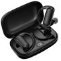 Cshidworld T60 Bluetooth Sport Headphones, Wireless Earbuds with LED Digital Display, 40 Hours of Playback Time, Bluetooth 5.3 for Earbuds, Premium Sound for Running, Sports, Gym, Black - Image 1