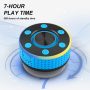 Bluetooth Shower Speakers, Portable Wireless Outdoor Speaker with HD Sound, Bluetooth Speaker with 8H Playtime, FM Radio, Handsfree LED Light Show with Suction Cup, IPX7 Waterproof for Travel/Party - Image 2