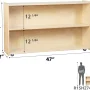 RRI Goods 2 Shelf Montessori Bookcase W Caster BookShelf Storage Organizer - Image 3