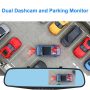 1080P HD Rearview Mirror Car DVR Dual Dash Cam Camera Front Rear Video Recorder - Image 6