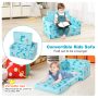 Kids Recliner Sofa Converts to Sleeper Bed for Boys Girls - Image 6