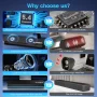AUOSHI Small Sound Bar for TV, 2.1ch 60+W Compact Soundbar with Built-in Subwoofer, Bluetooth 5.4, 5 EQ Modes, HDMI ARC/Optical/AUX/USB, 16.5 inch - Image 5