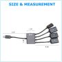 Micro USB Charging OTG Hub Splitter Cable for Smart Phone Android Tablet 4 In 1 - Image 6