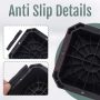 Furniture Bed Risers (4-Pack) Durable Heavy Duty Construction Bed Lifters - Image 6