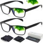 Blue Light Blocking Glasses for men women Classic Rectangle Blue Light Glasses Lightweight Eyeglasses Frame - Image 5