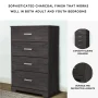 Ashley Furniture Belachime Four Drawer Engineered Wood Chest in Black - Image 4