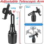 Car Cup Holder Phone Mount, Adjustable Cup Phone Holder for All Cellphones/iPhone 15 Pro Max/Mini Galaxsy S23 Ultra/Plus etc - Image 5