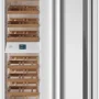 Bertazzoni - 8.4 cu.ft Built-in Wine Column with Interior TFT touch & Scroll Interface - Custom Panel Ready - Image 1