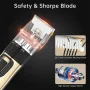 Dog Hair Clippers, Professional LED Display Dog Grooming Kit, Cordless Quiet Pets Clippers Hair Trimmer, Low Noise Dog Shaver Clipper with 4 Comb Guides, 5 Size Fine Tuning Knob for Thick Coats Cats - Image 3