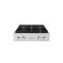 ZLINE - 30 in. Wide 4 Burner Paramount Gas Built-In Gas Cooktop DuoPro Cooktop (PSRTS-30) - Satin Stainless Steel - Image 1