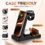 36W Wireless Charger: ETEPEHI 5 in 1 Fast Charging Station Compatible for iPhone 17 16e 16 15 14 13 12 Pro Max iWatch Samsung Tablets iPad - Image 3