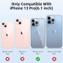Duolamila [3 Pack] Screen Protector for iPhone 13 Pro,iPhone 13 Pro Camera Protector, iPhone 13 Pro Front and Back Screen Protector Tempered Glass [Anti-Scratch][New Version] Protective Film(6.1") - Image 4