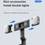 Phone Stabilizer with Smart Facial Tracking and Removable Fill Light - KJY-P02S with Light - Image 4