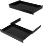 Stand Up Desk Store Add-On Office Sliding Under-Desk Drawer Storage Organizer for Standing Desks | Requires 14" of Front to Back Clearance Beneath Desks and Tables (Black) - Image 4