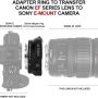 EF/EF-S Lens to Sony E Mount T Smart Adapter, Auto Focus Lens Adapter Ring for Canon EF/EF-S Lens to Sony E Mount Camera (CEF-SE) - Image 4