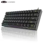 MageGee Mini 60% Gaming Keyboard, RGB Backlit 61 Key Ultra-Compact Keyboard, TS91 Ergonomic Waterproof Mechanical Feeling Office - Image 1