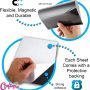 Craftopia A4 Magnetic Sheets | 20 x 25 cm | Pack of 25 | Magnetic Sheet for Craft! - Flexible Peel and Stick Self Adhesive for Craft Photos Stamp Dies and More – Premium Quality - Image 4