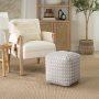 Mina Victory Empress Pouf - Gray - Image 6