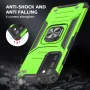 NIFFPD Galaxy A03S Phone Case Samsung A03S Case Magnetic Car Mount Ring Kickstand Cover Case Samsung Galaxy A03S Green - Image 2