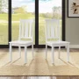 Better Homes & Gardens Bankston Wood Dining Chair, Set of 2, White, Indoor - Image 2