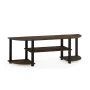 Furinno 11058CWN-BK Turn-S-Tube Wide TV Entertainment Center, Columbia Walnut & Black - 15.9 x 47.25 x 13.4 in. - Image 5