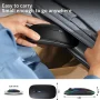 Wireless Mouse, G12 Slim LED Rechargeable Silent Wireless Mouse for Laptop, 2.4G Portable USB Optical Computer Mouse Wireless Computer Mice, Matte Black - Image 2