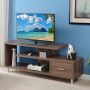 Convenience Concepts Seal II 1 Drawer 65 inch TV Stand with Shelves, Cappuccino - Image 2