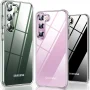 Entronix Clear Case Compatible with Galaxy S22 Plus, Scratch-Resistant Hard Cover - Image 1