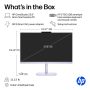 HP - OmniStudio 23.8" Full HD Touchscreen All-in-One w/ Adjustable Height - AMD Ryzen 5 40 - 16GB Memory - 1TB SSD - Amethyst Haze - Image 3
