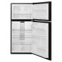 Maytag - 18.1 Cu. Ft. Top-Freezer Refrigerator - Black - Image 2