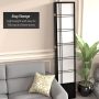 7 ft. Black 6-Panel Room Divider - Image 6