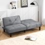 Convertible Folding Futon Sofa Bed with 6-Position Adjustable Backrest - Image 2