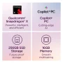 Lenovo - IdeaPad Slim 3x - Copilot+ PC - 15.3" 2k Touchscreen Laptop - Snapdragon X 2025 - 16GB Memory - 256GB SSD - Luna Grey - Image 2