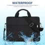 TSV 15.6 inch Laptop Shoulder Bag, Laptop Sleeve Case, Multi-Functional Waterproof Notebook Carrying Case with Strap Fit for MacBook Air/Pro Lenovo Acer Asus Dell Lenovo HP Samsung - Image 6