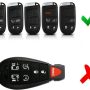 ROYALFOX Genuine Leather 3 4 5 Buttons smart Key Fob case Cover for Jeep Cherokee Compass Renegade Grand Cherokee, Fiat,Dodge Charger Challenger Dart Journey Durango Grand Caravan RAM (black) - Image 3