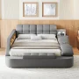 Upholstered Sleigh Bed - Image 4
