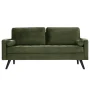 Brumback 70" Velvet Square Arm Sofa - Gray Velvet - Image 3