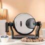 Bella - Nonstick Rotating Belgian Waffle Maker - Stainless Steel - Image 2
