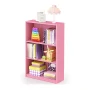 Furinno JAYA Simple Home 3-Tier Adjustable Shelf Bookcase, Pink - Image 4