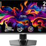 MSI - MAG 272UP QD-OLED X24 27" OLED UHD 240Hz 0.03ms Adaptive Sync Gaming Monitor with HDR 400 (DisplayPort, HDMI, USB-C) - Metallic Black - Image 1