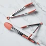 Tools and Gadgets Locking Tongs 3-Piece Anchor Blue Kitchen Utensil Set - Image 5