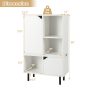 Stackable Bookcase with Adjustable Shelf and Cubes - Image 4