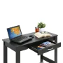 Furinno Jaya Writing Desk with Drawer, 15108BKW, Black - Image 5