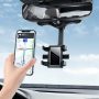 360° Car Phone Holder Rotatable And Retractable Rearview Mirror Mount Universal - Image 4