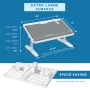 LapGear - Adjustable LapTop Bed Desk (Fits up to 17" Laptop) - Gray - Image 3